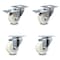 Service Caster 3 Inch Nylon Wheel Swivel Top Plate Caster Total Lock Brakes SCC, 2PK SCC-TTL20S314-NYS-2-S-2 - alternate 1